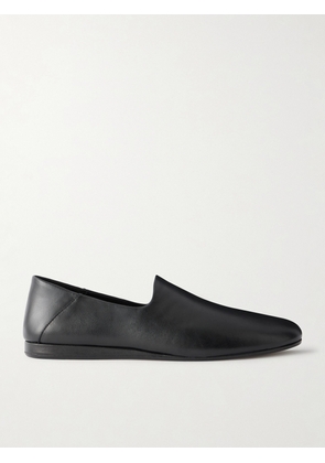 Jacquemus - Les Pantoufles Leather Loafers - Men - Black - EU 40