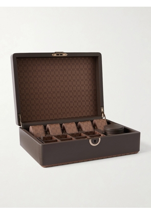 WOLF - Earth 5 Piece Watch Box - Men - Brown