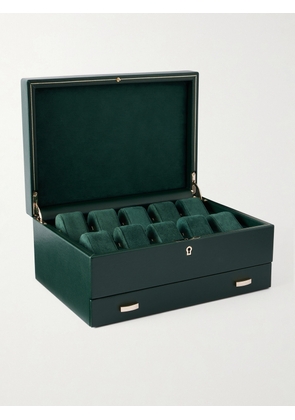 WOLF - British Racing 10 Piece Watch Box - Men - Green