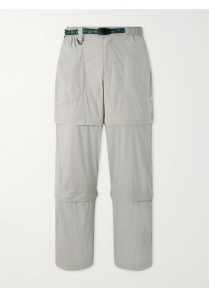 Nike - ACG Five Towers 2 Straight-Leg Belted Logo-Print Shell Cargo Trousers - Men - Green - S