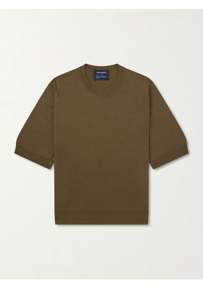 John Smedley - Bill Nighy Merino Wool T-Shirt - Men - Green - S