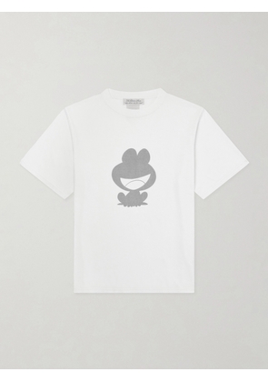 Remi Relief - Frog Printed Cotton-Jersey T-Shirt - Men - Neutrals - S