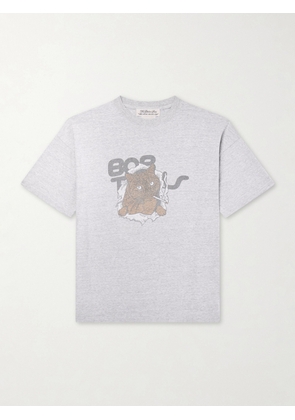 Remi Relief - Bob Printed Cotton-Jersey T-Shirt - Men - Gray - S