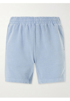 Remi Relief - Straight-Leg Cotton-Jersey Shorts - Men - Blue - S