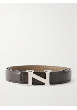 Neighborhood - 2cm Leather Belt - Men - Brown - M