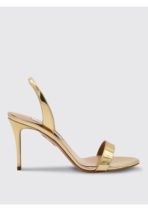 AQUAZZURA Heeled Sandal Woman color Gold
