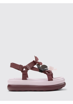 Heeled Sandal CAMPER Woman color Burgundy