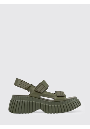 Heeled Sandal CAMPER Woman color Green