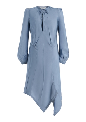 Lemaire Creased Bias Twill Midi Dress - Moda Operandi