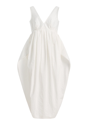 Róhe Sculptural Textured Cotton-Blend Dress - Moda Operandi