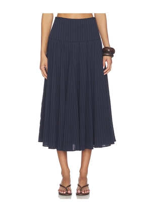 Elodie the Label Merritt Skirt in Navy. Size S. Also in XS, M, L.