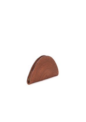BEMBIEN Perla Clutch in Cognac.
