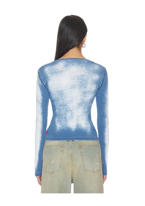 Diesel Gabriel Top in Blue. Size XS. Also in S, M, L.
