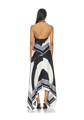 Amir Taghi Janelle Dress in Black,White. Size 0. Also in 2, 4, 6.