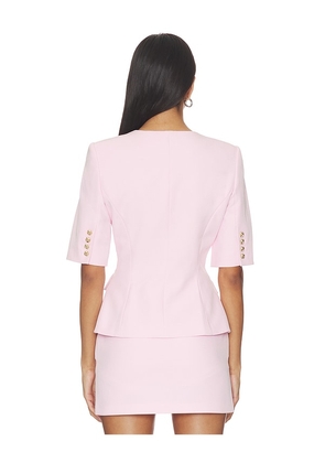 Generation Love Adriana Crepe Jacket in Rose. Size XS. Also in S, M.