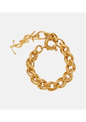 Saint Laurent Cassandre chain bracelet