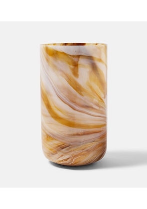 Polspotten Marbled Large glass vase