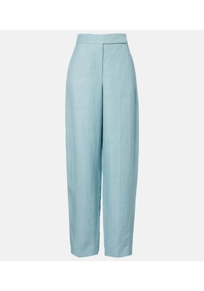 Joseph Aix chambray wide-leg pants