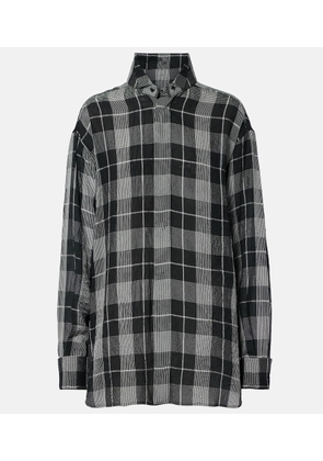 Phoebe Philo Checked twill shirt
