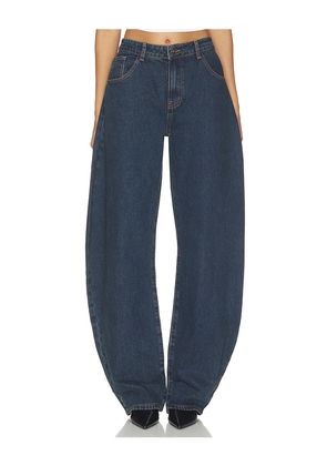 LIONESS Horseshoe Jeans in Blue. Size S. Also in XXS, XS, M, L, XL, XXL.