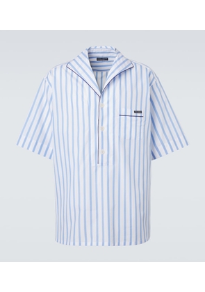 Dolce&Gabbana Striped cotton and silk poplin shirt