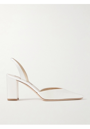 Danielle Frankel - Juno Satin Slingback Pumps - Neutrals - IT36,IT36.5,IT37,IT37.5,IT38,IT38.5,IT39,IT39.5,IT40,IT40.5,IT41,IT42