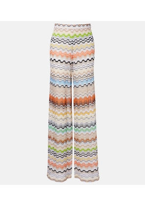 Missoni Zig Zag high-rise wide-leg pants