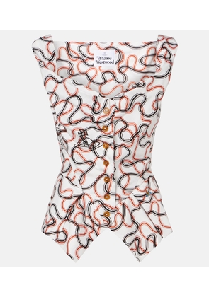 Vivienne Westwood Monday printed cotton vest