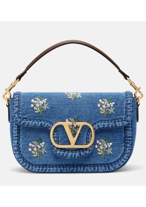 Valentino Garavani Alltime Medium denim shoulder bag
