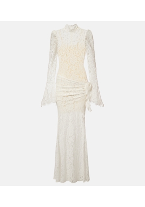 De La Vali Bridal Bodita cotton-blend lace gown