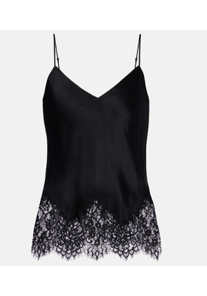 Nili Lotan Nadine lace-trimmed silk camisole