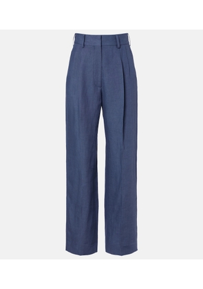 Blaze Milano Fox linen straight pants