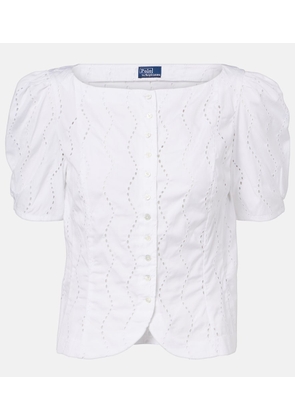 Polo Ralph Lauren Broderie anglaise cotton top