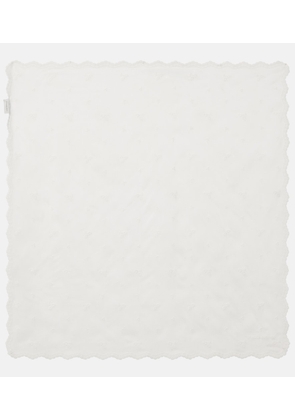 Magda Butrym Embroidered silk, wool and cotton-blend scarf