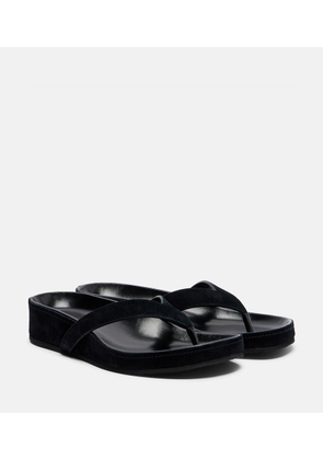 Phoebe Philo Suede thong sandals