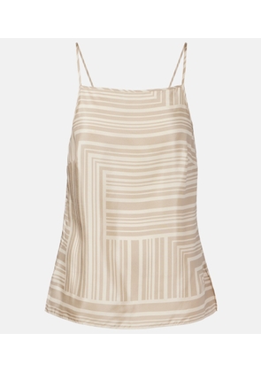 Joseph Stace printed silk top