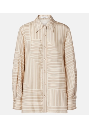 Joseph Atlan printed silk shirt
