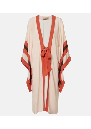 Adriana Degreas Striped kaftan