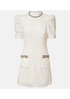 Rebecca Vallance Bridal Dillon embellished lace minidress