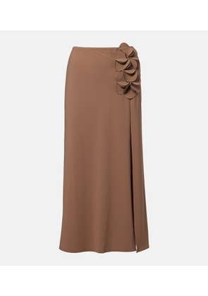 Karla Colletto Tess floral-applique beach cover-up