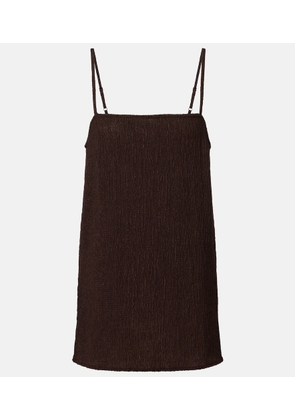 Jade Swim Iris seersucker top