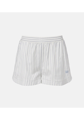 Stella McCartney Silk and wool striped shorts