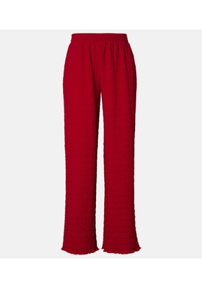 Jade Swim Mika seersucker wide-leg pants