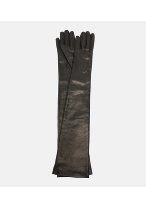 Nour Hammour Leather gloves