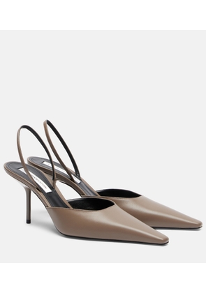 Victoria Beckham Sloan leather slingback pumps