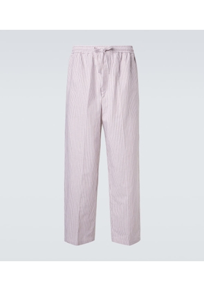 Umit Benan Julian cotton and silk straight pants