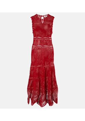 Erdem Cotton crochet minidress