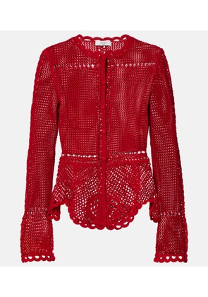 Erdem Crochet cotton cardigan