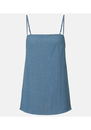 Jade Swim Iris seersucker top