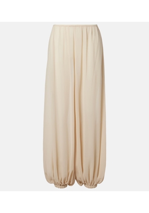 The Frankie Shop Mio sheer crepe balloon pants